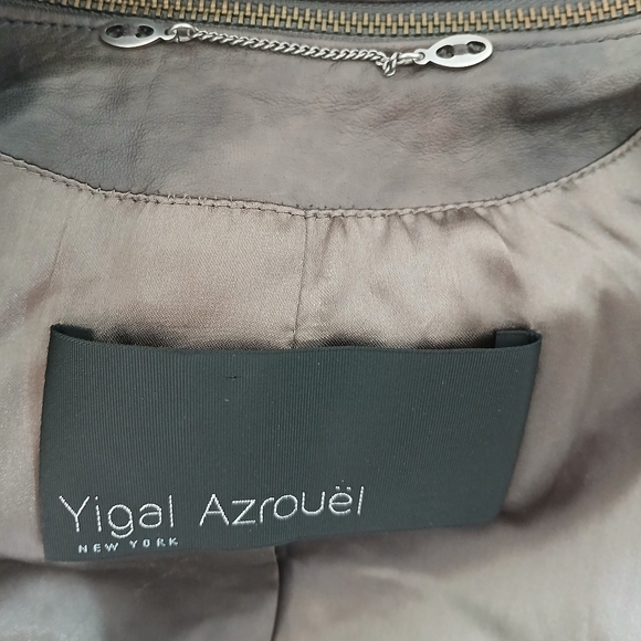 YIGAL AZROUEL LAMB LEATHER JACKET - Picture 9 of 15